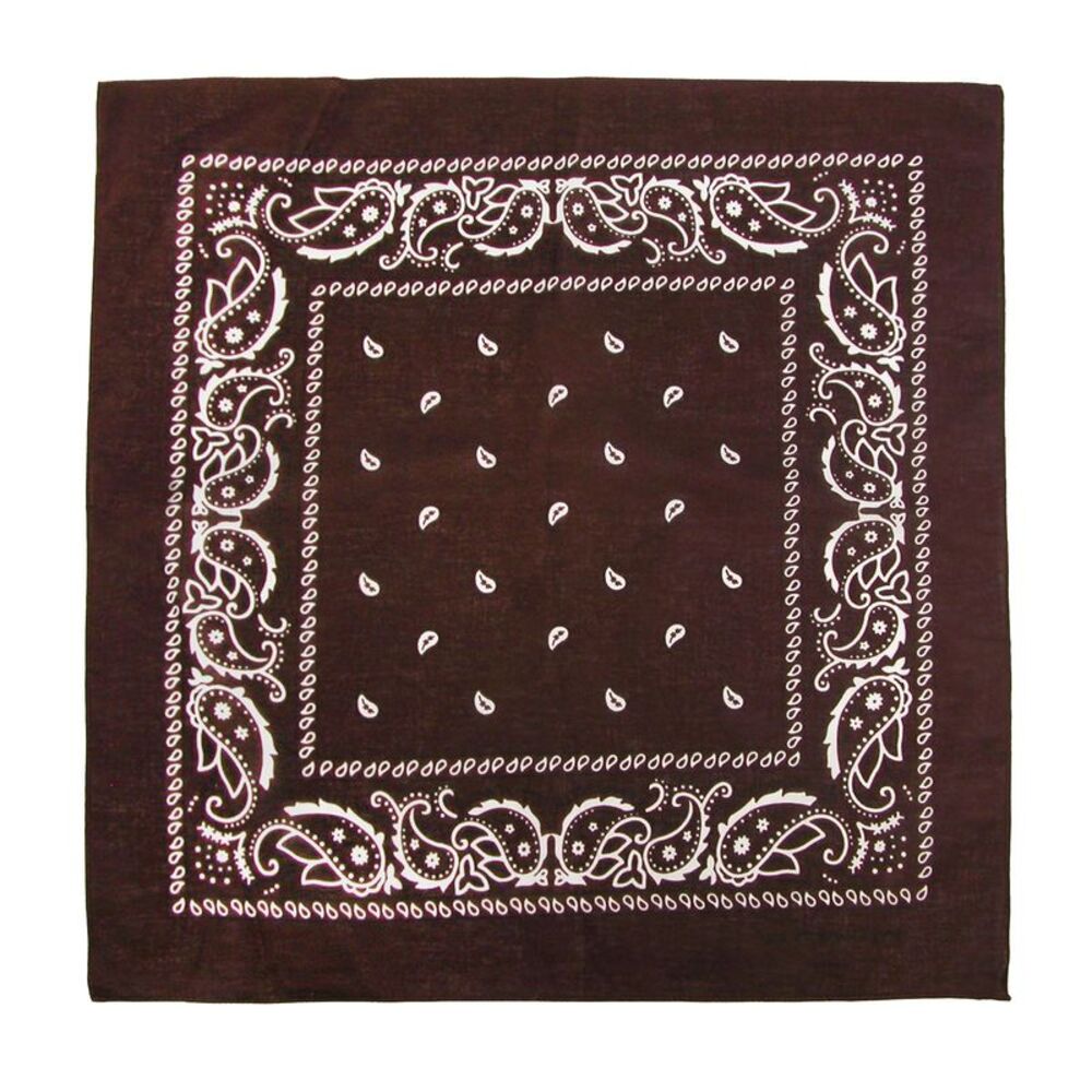 CTM Classic Cotton Paisley Bandana - All-Purpose Function and Style